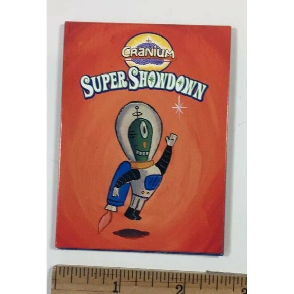 Cranium Super Showdown Game Red Secret Keeper Card Folder Replacement Piece 2006 - Picture 4 of 5